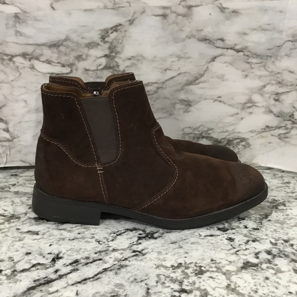 Hush Puppies Men’s Brown Suede Ankle Boots Size 14